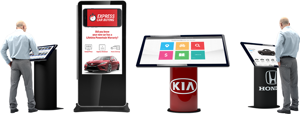 kiosk solutions for car dealers